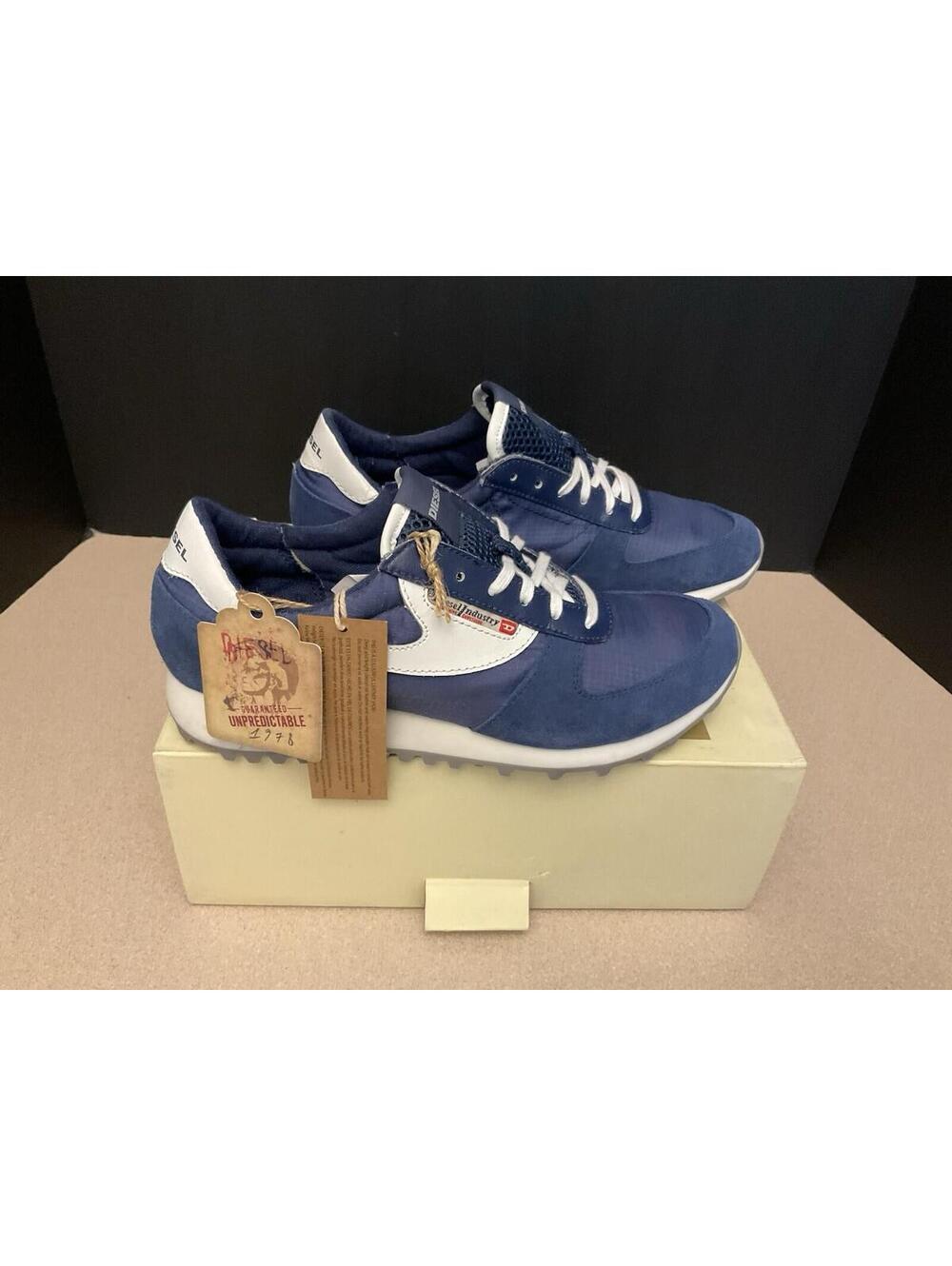 New! Womens Diesel Diesel S-Racer LC Sherun Suede Ripstop Sneakers. Size 6.5.